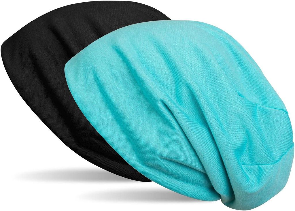 styleBREAKER Beanie Wendemütze in Unifarben, Slouch Mütze, Produktbild 