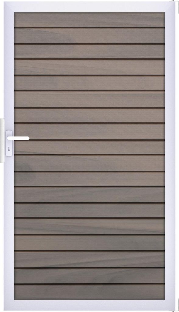 Groja Solid Rhombus Universal Einzeltor mit Alurahmen bi_color_co_extrudiert