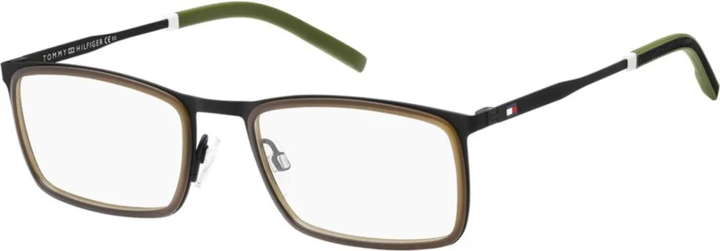 Tommy Hilfiger TH 1844 4IN Occhiali da Vista Rettangolari in Acciaio