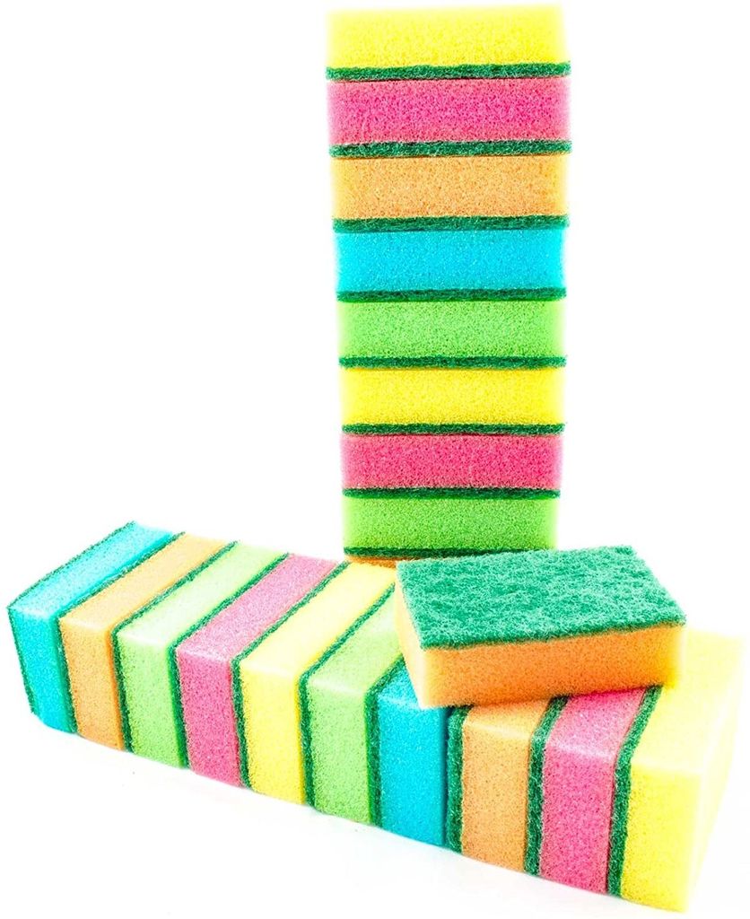 Reinigungsschwamm Küche 20 Stück Zweiseitig Putzschwamm Produktbild 