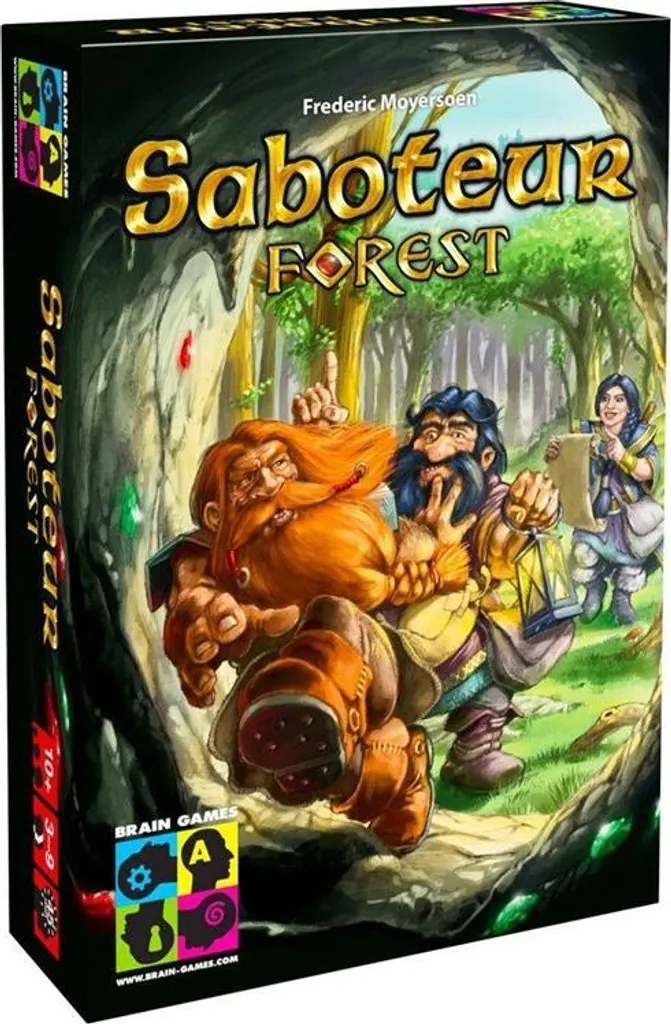 Saboteur Forest Brain Games - Nouveau plateau avec pièges et trésors