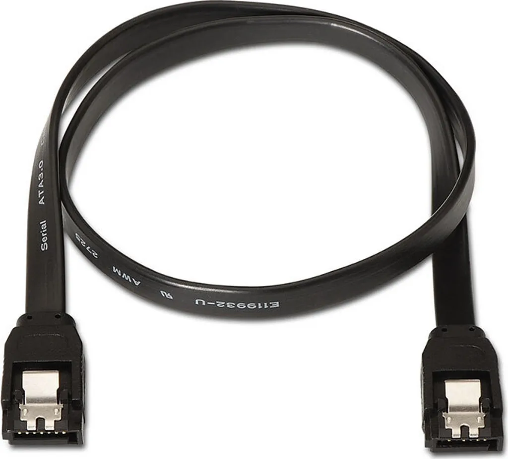 Câble de données SATA interne de 50 cm avec clips de sécurité pour PC