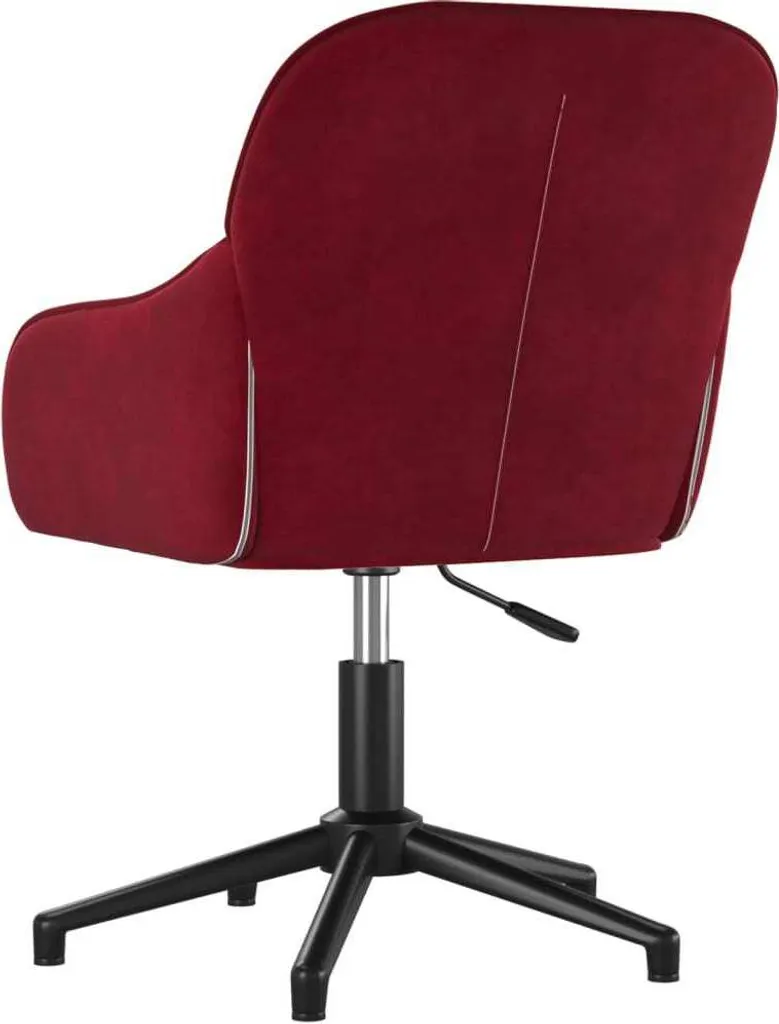 Sedia Ufficio Velluto Rosso Vino: Addio Sedie Scomode e Tristi! - 5