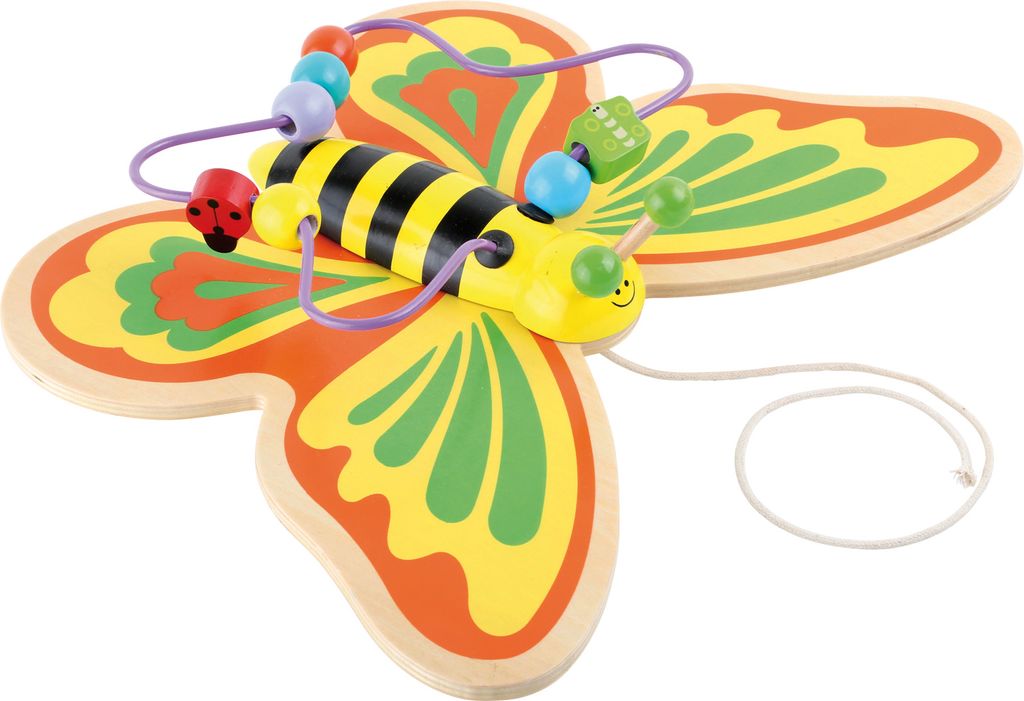 Small Foot 5883 Motyl do ciągnięcia i rozwijania zdolności Zdjęcie produktu 