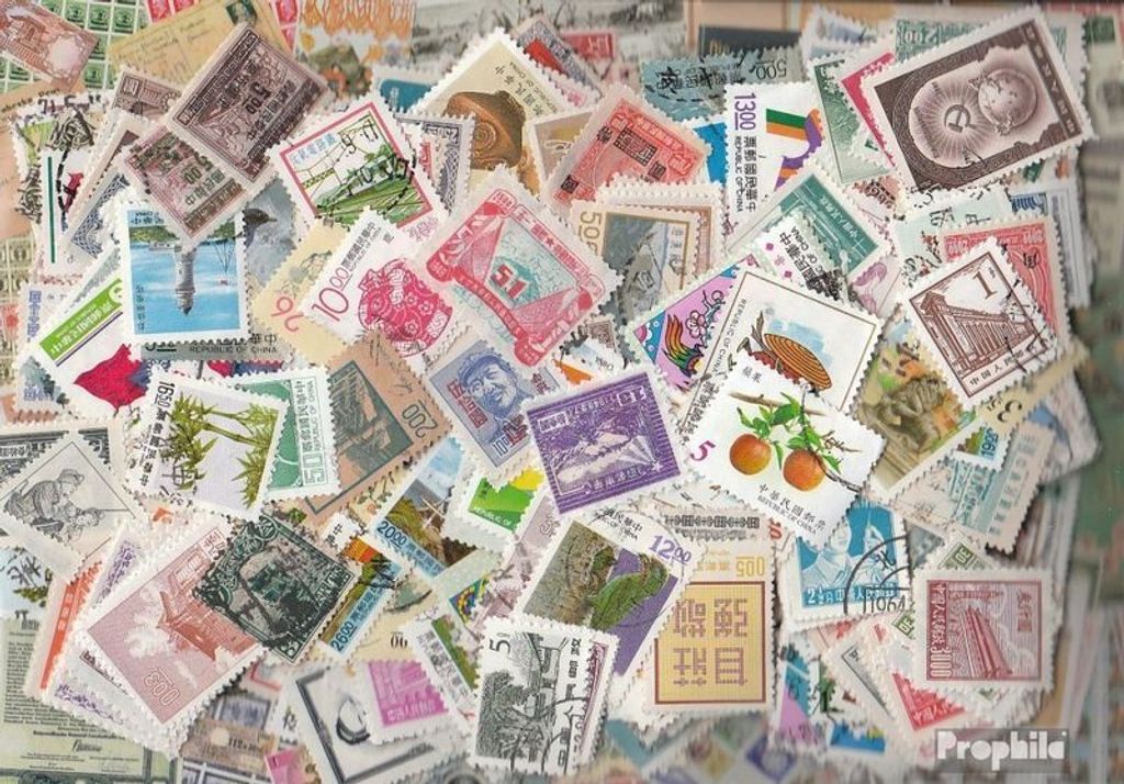 Briefmarken China 1.500 verschiedene Marken