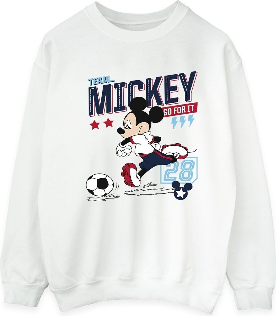 Disney - "Team Football" Sweatshirt für Herren BI39778 (XXL) (Weiß)