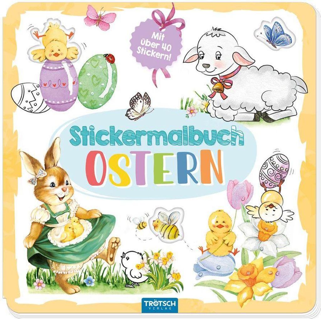 TRÖTSCH - Stickermalbuch Ostern