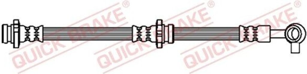QUICK BRAKE 50.875 Bremsschlauch Vorne Links für NISSAN Qashqai / Qashqai +2 I (J10, NJ10) Qashqai / Qashqai+2 I Van (J10, JJ10E)