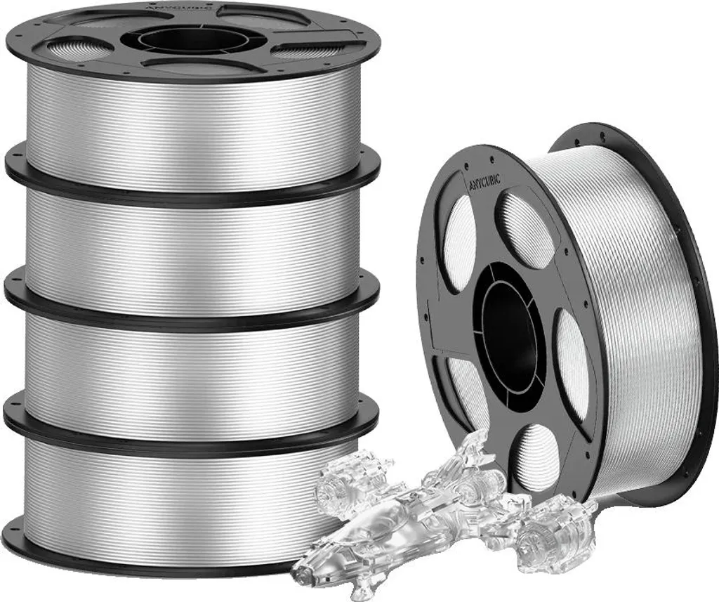 Filamento PETG 1.75mm 5KG Trasparente - Resistente per Stampa 3D