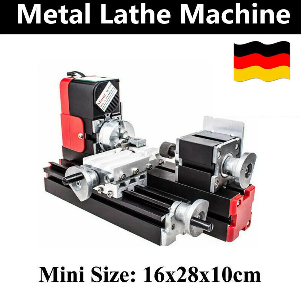 Machine outil de tournage pour métaux et bricolage DIY format mini 12V