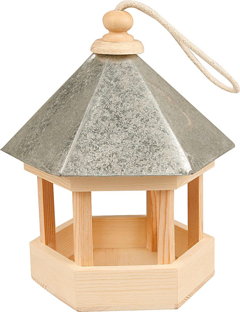 Creativ Company Vogelfutterhaus mit Zinkdach, Hängend, Produktbild 