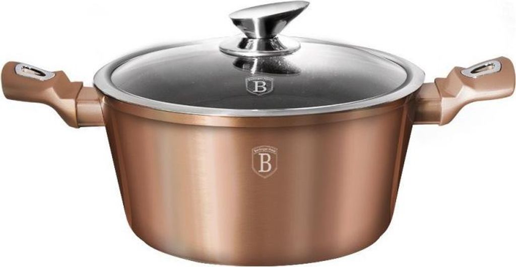 Garnek Granitowy 24Cm Berlinger Haus Oro Rosa Bh-1515 Immagine del prodotto 