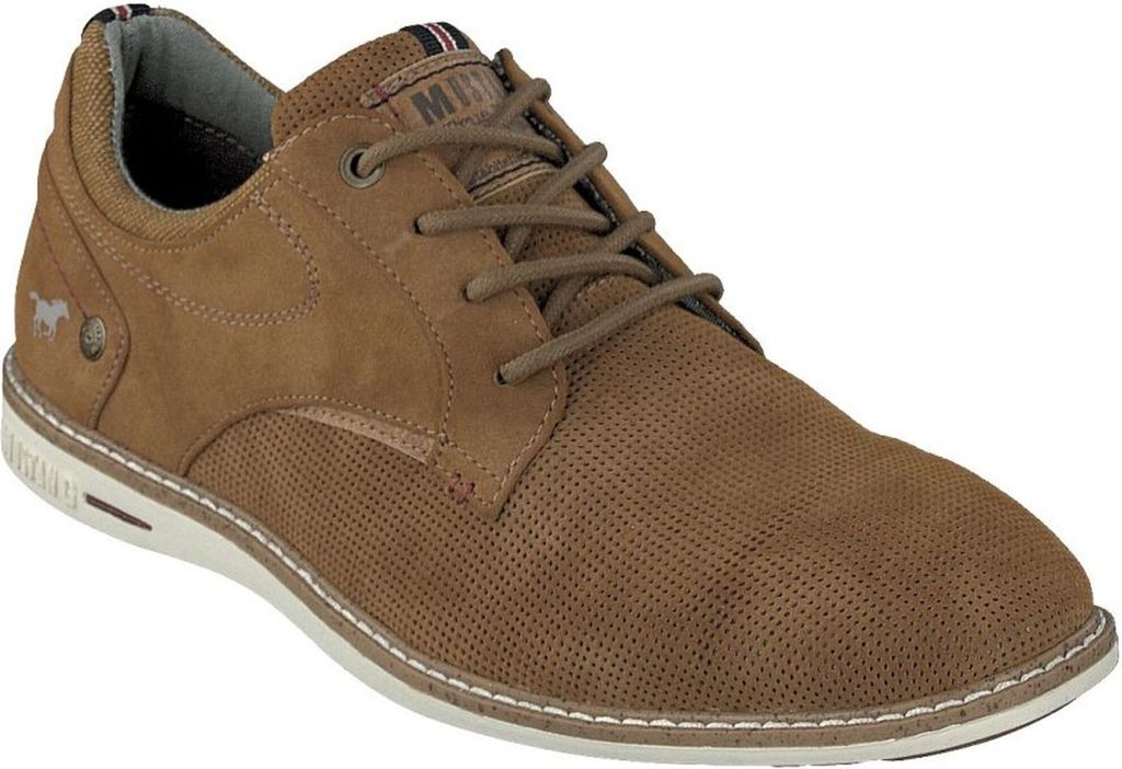MUSTANG Schnuerhalbschuh Schuhe Herren braun 42