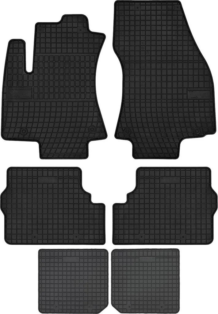 Tappetini Auto Gomma Opel Zafira A 1999-2005 Neri - Protezione Famiglia