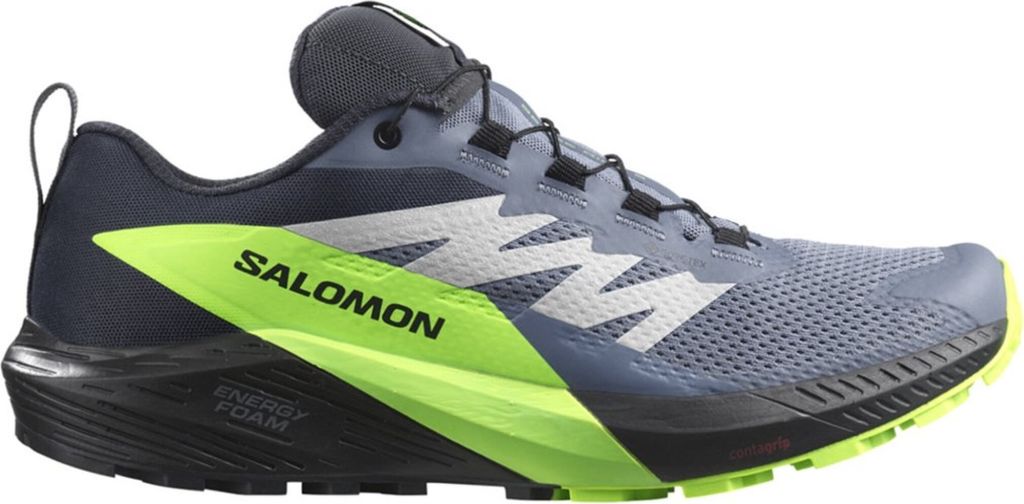 SALOMON SHOES SENSE RIDE 5 GTX Flint/Black/ 000 Flint Stone/Black/Green Ge 000 Flint Stone/Black/Green Ge 44