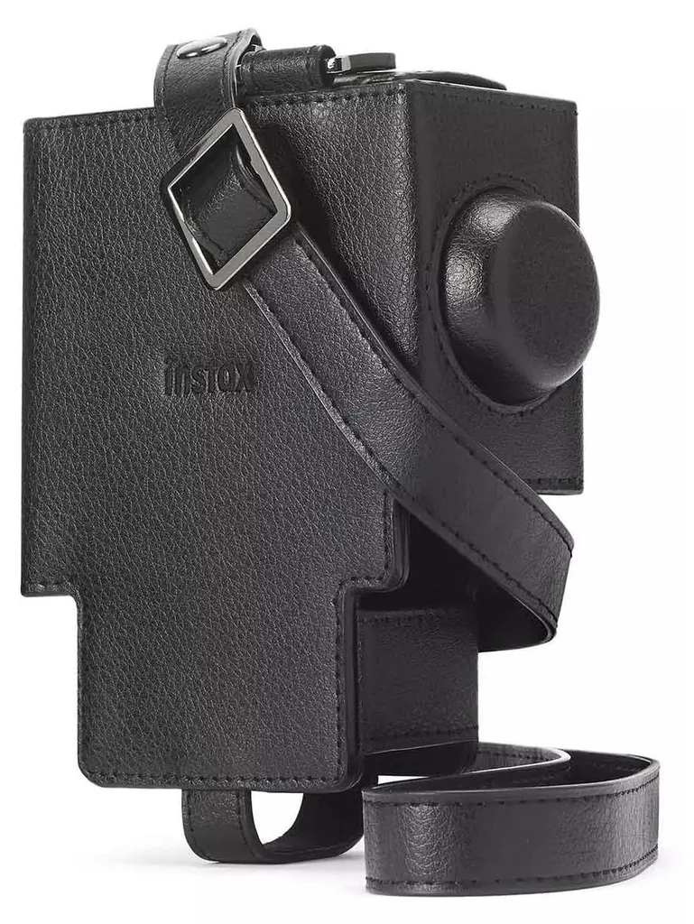 Housse Instax Mini Evo Cinema Fujifilm - Étui Protection Cuir Vintage