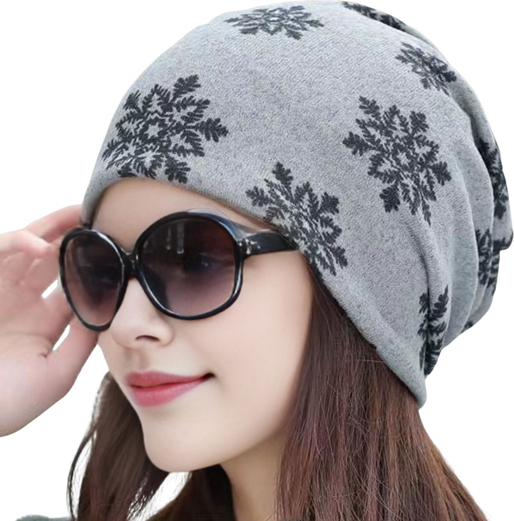 Thermomütze für Damen, Nackenwärmer, leicht, farbenfrohes Druck-Stirnband, hohe Elastizität, rutschfester Schal, für kaltes und warmes Wetter,...