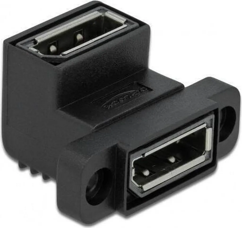 Module DisplayPort pour prise Easy 45 coudé 90 degrés Delock mâle