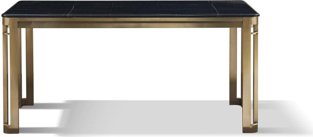 Designer Esstisch Tisch Esszimmer Wohnzimmer Design Tische 160x80cm Edelstahl