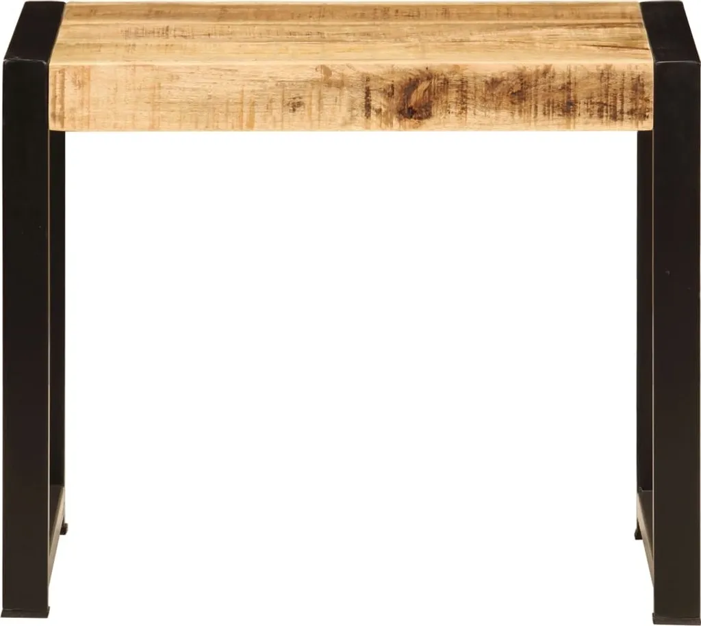vidaXL Tables d'ensemble 3 pcs en Bois de Manguier Massif Naturel - 6
