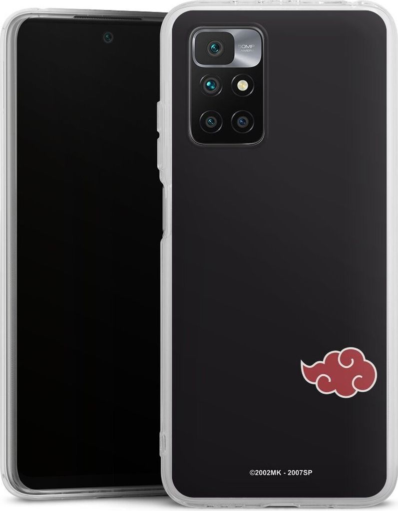 DeinDesign Handyhülle für Xiaomi Redmi 10 2022 Silikon Hülle Case Smartphone Schutzhülle Naruto Shippuden Offizielles Lizenzprodukt Akatsuki