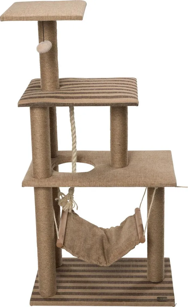 Arbre à chat en bois véritable Europet Bernina - Griffoir et repos chic