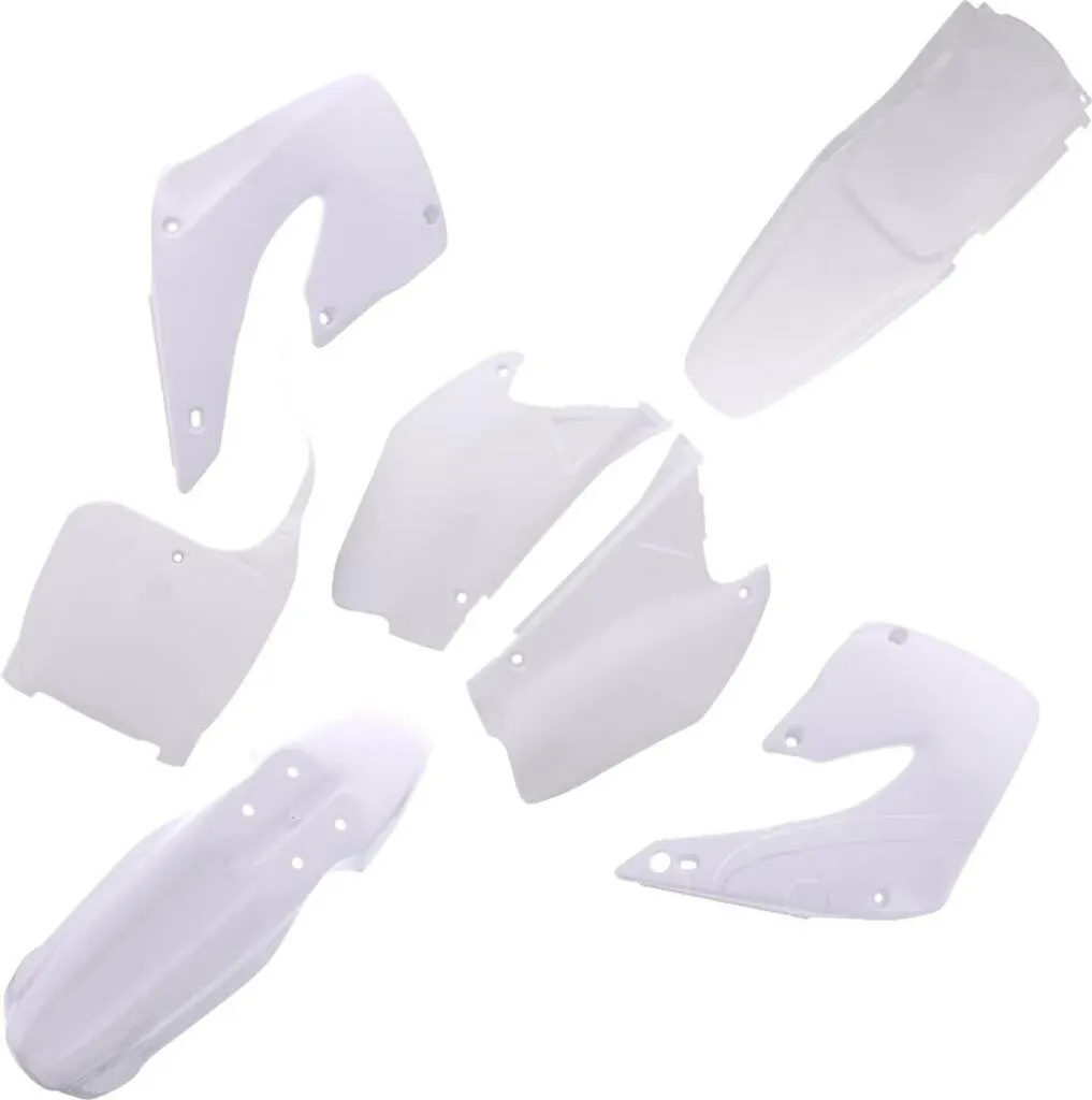 Kit carénage Polisport blanc incassable Honda CR plastique durable