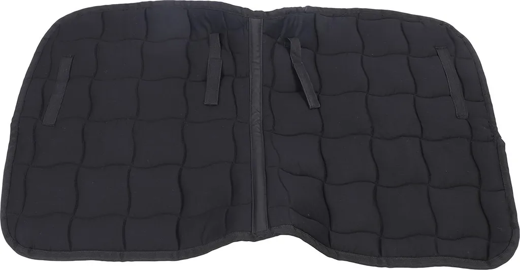 Tapis de selle noir pour entraînement au saut et équitation intensive