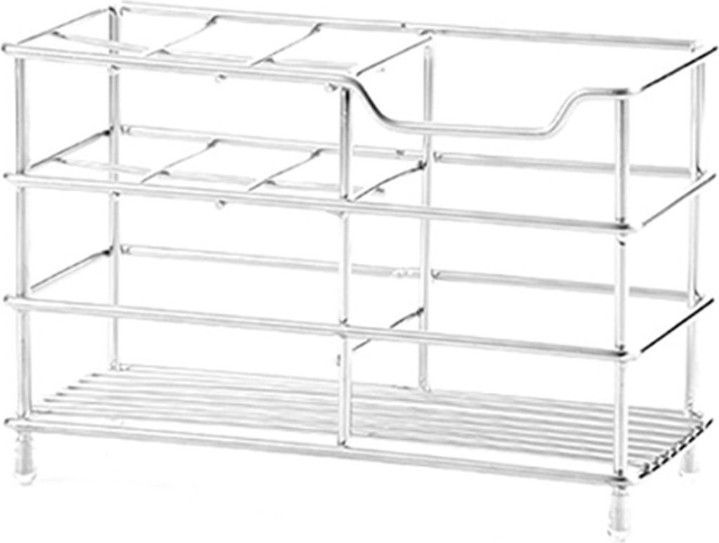 Belüfteter Zahnbürstenhalter mit großer Kapazität, hohles Design, Halter für elektrische Zahnbürsten und Zahnpasta, Badezimmer-Zubehör-Organ...
