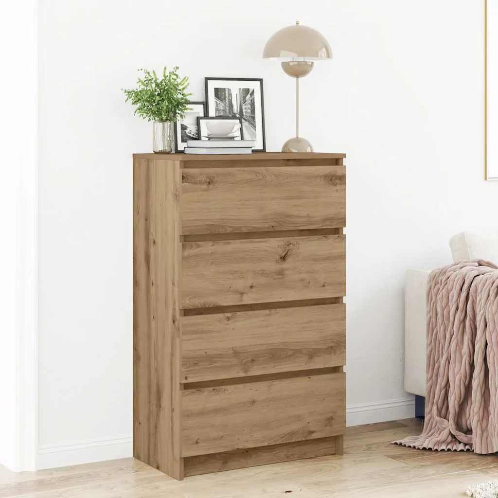 vidaXL Credenza Artisan Rovere 60x35x98,5 cm - Mobile Salotto Robusto