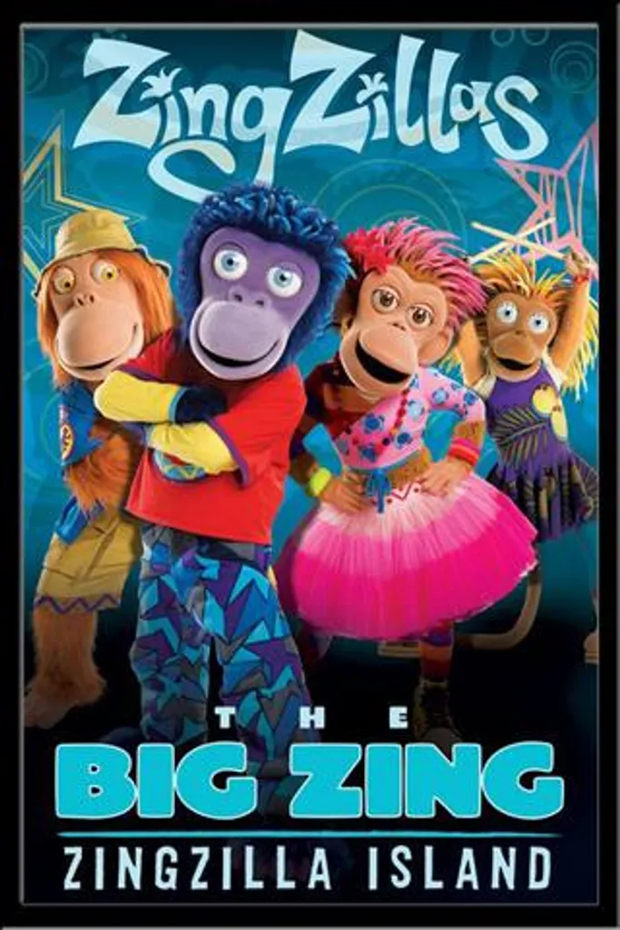 Poster Zingzillas sans plis avec Cadre Shinsuke Noir et Vitre de Sécurité