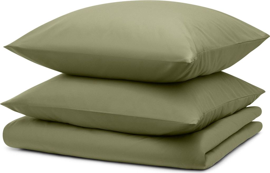 Blumtal Bettwäsche 240x220cm + 2x Kissenbezug 65x65cm - Mikrofaser Bed Sheets 240x220cm - 3-er Set Bettwäsche Hellgrün
