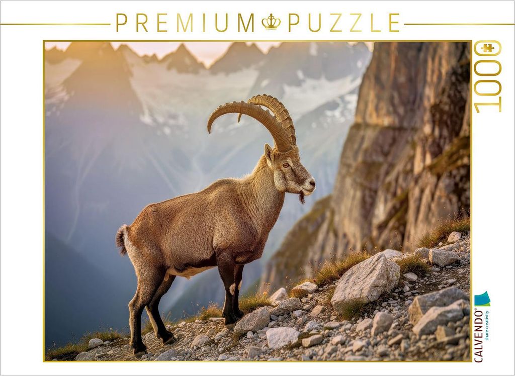 CALVENDO Puzzle Deutschlands beeindruckendste Tiere im Fokus. | 1000 Teile Lege-Größe 64x48cm Foto-Puzzle für glückliche Stunden
