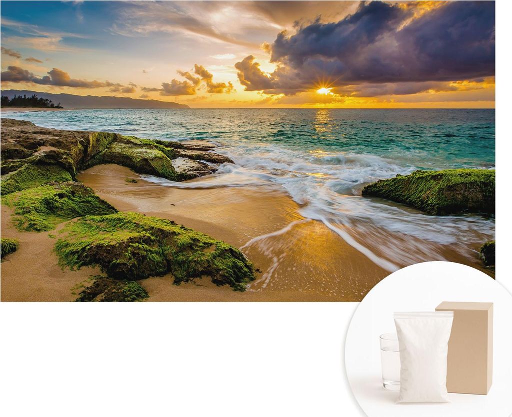 Fototapete - Wandbilder für Wohnzimmer - 416x254 - Dekorative Wandfolie - Modernes Design für Wanddekoration - Tapeten für Innenräume - Maritim...