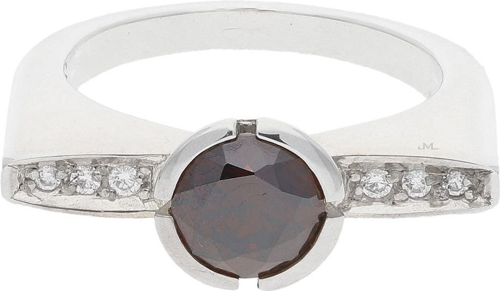 JuwelmaLux Ring 925/000 Sterling Silber mit synth Zirkonia JL30-07-2870 56