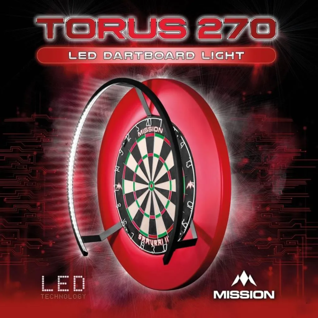 Mission Torus 270 LED Dartboard Beleuchtung