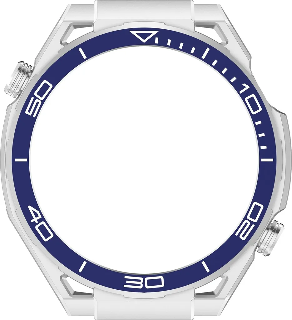 Custodia Huawei GT6 46MM Premium PC Blu/Bianco - Protezione Smartwatch