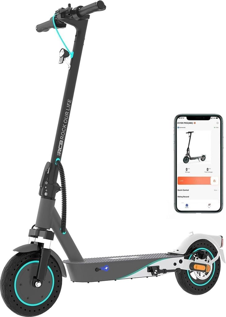 RCB TECH 10" Elektroroller,E-Scooter mit Straßenzulassung Produktbild 1