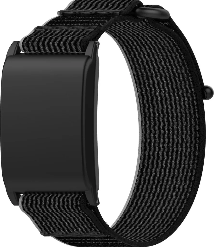 Cinturino Whoop 4.0 Ricambio Nylon Nero | Fascia Elastica con Velcro