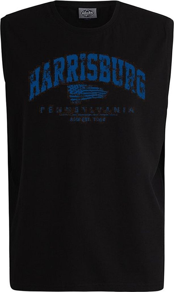 Übergrößen Tanktop Harrisburg Blau AHORN SPORTSWEAR Schwarz Produktbild 