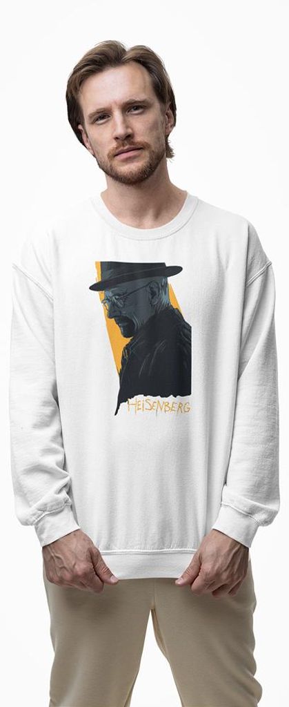 D&B Design Uni Pullover SWMO00013 Breaking Bad Weiß-Größe XL
