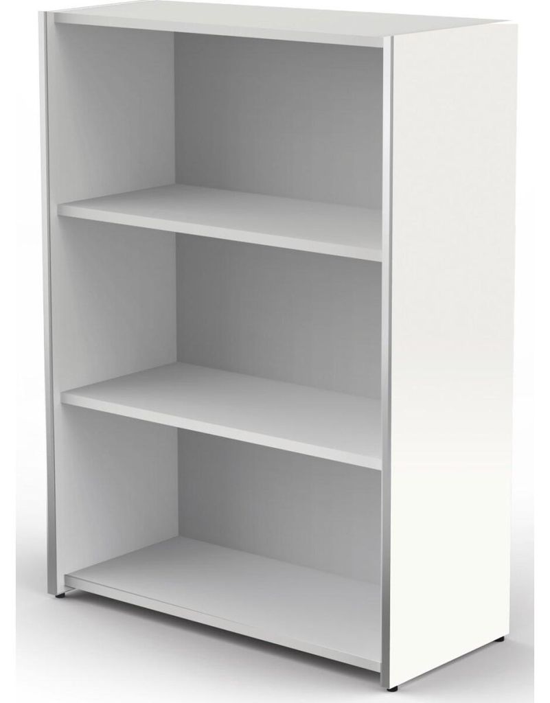 Ordnerregal Leonardo 80x38x111cm 3 OH weiß Produktbild 