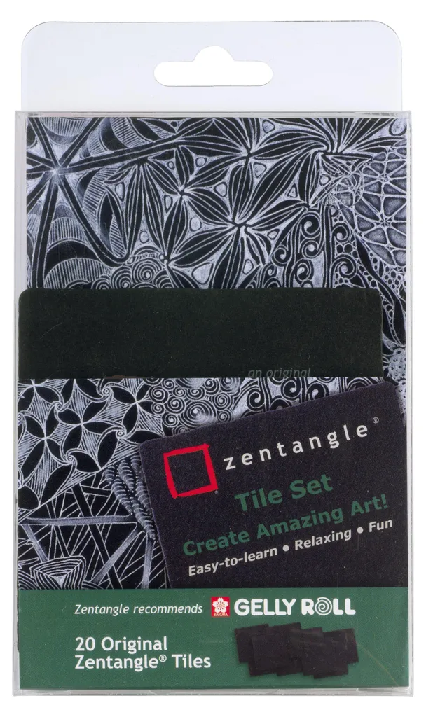Comment débuter le Zentangle ? Kit Sakura 5 pièces avec Motifs et Feutres
