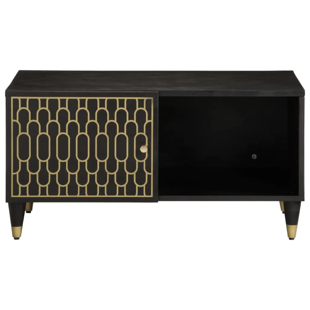 Tavolino Basso SYFAX™ 80x50x40 cm - Design Industrial Mango Massello - 2