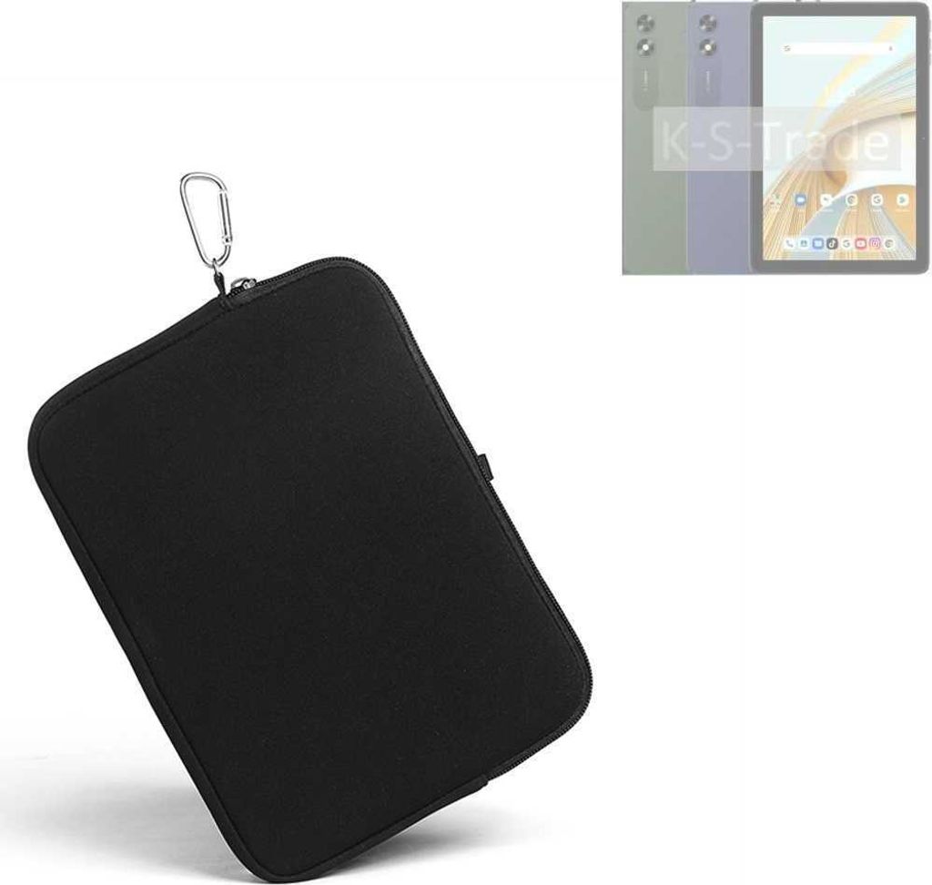 K-S-Trade Neopren Hülle kompatibel mit UMIDIGI G3 Tab Ultra Schutz Hülle Neoprenhülle Tablet-Hülle Tabletcase Tablet Schutz Gürtel Tasche Case