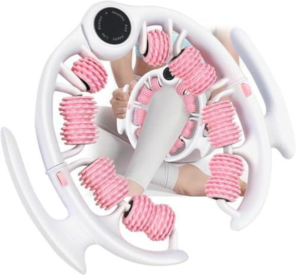 Massageroller Beine, Muskeltherapie-Massagestab, 360°-Abdeckung Anti-Cellulite MassagegerätLymphdrainage, Cellulite Roller, Massagegerät Massage...