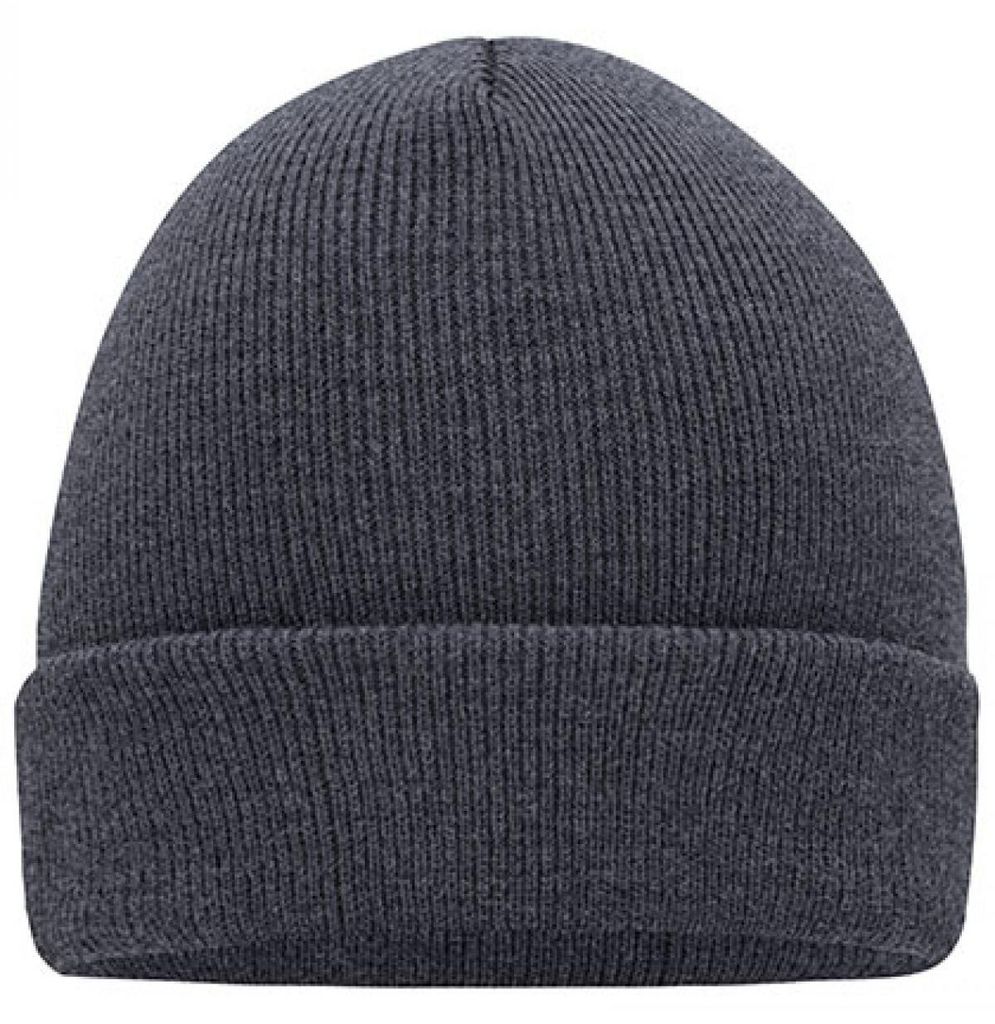 Myrtle Beach MB7500 | Knitted Cap / Doppelt gestrickt - Farbe: Grey-Melange - Größe: One Size