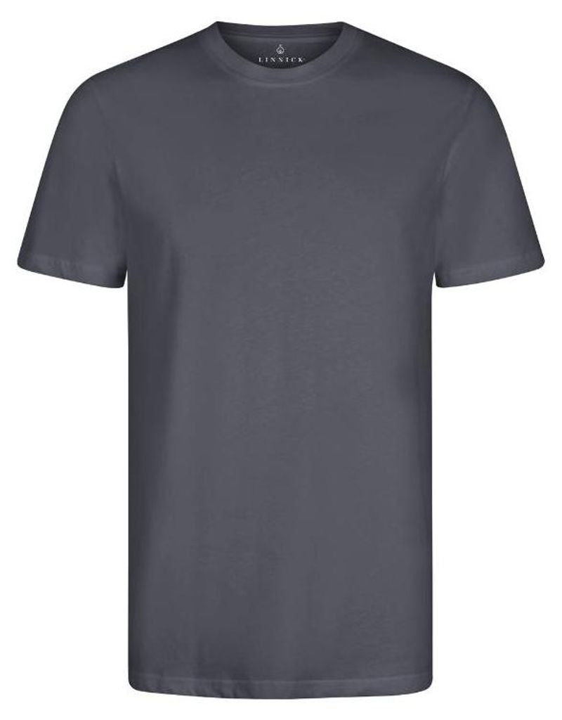LINNICK Long-Fit-T-Shirt – Anthrazit  – Größe XXL  – 100% Produktbild 