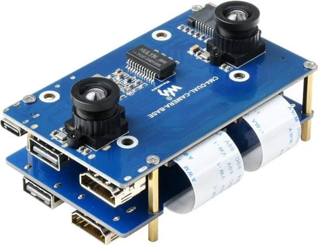Module caméra binoculaire 3D avec extension d'interface pour Pi CM4