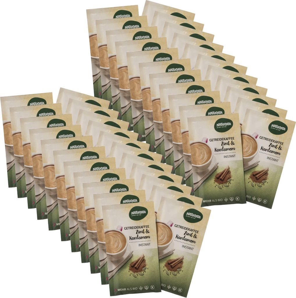 Getreidekaffee Zimt & Kardamom, instant, Portionsbeutel, 100 x 8 g